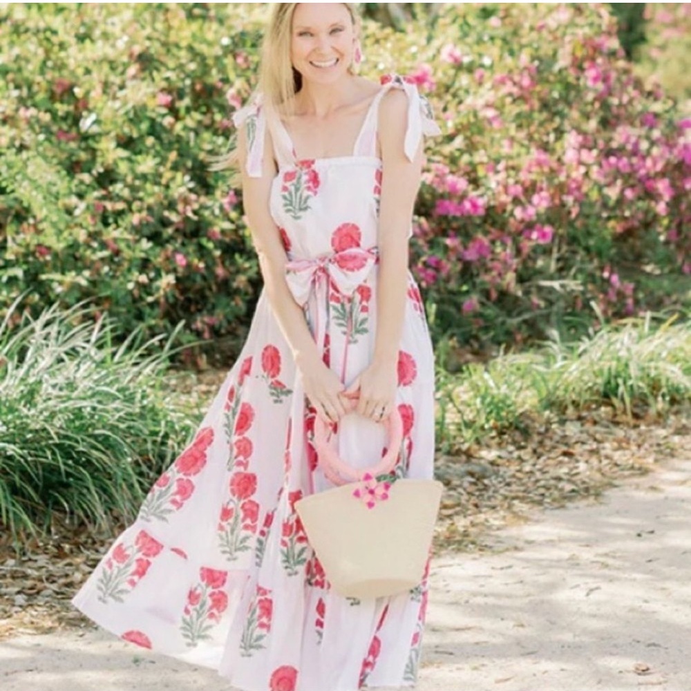 Victoria Dunn King Street Maxi Dress in Azalea